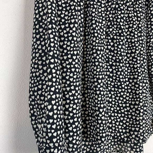 J. CREW | Heart Throb Printed Pintuck Popover G203 - Picture 3 of 6